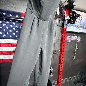 Classic Black Wide-Leg Jumpsuit - Women